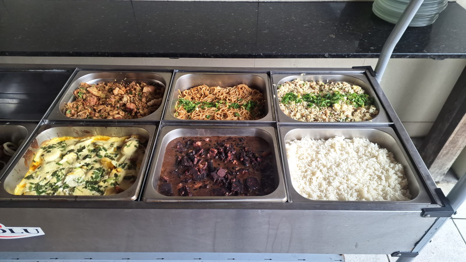 Novo self-service do restaurante